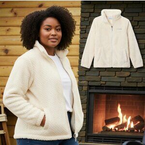 NWIT COLUMBIA (3X) Beech Forest Full-Zip Fleece Creme